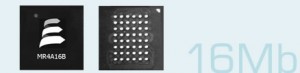 16Mb MRAM chips from Everspin 16Mb MRAM chips from Everspin