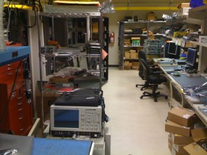 Lonely logic analyzer in EVA lab